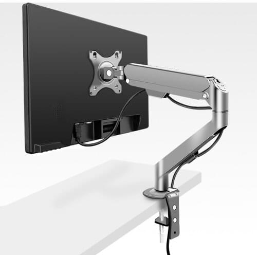 17-30" Desktop Gas Spring LCD LED Monitor Holder Articulated Arm Load 2-9kg Full Motion Strut Soport Monitor Mount PC Support M5