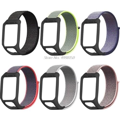 Anti Scratch Loop Nylon Watch Band Wrist Strap Bracelet Replacement for Tom Runner 3/Adventurer/Spark 3Music/Golfer 2Smart Watch