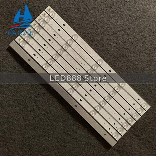 New 8 PCS 5LED 389mm LED backlight strip for Philco PH40R86 PH40R86DSGW 400S8605X8-B0040 E34036 40S-4-10 1.00.1.388015S01R V1