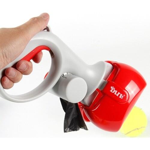 Portable Pet Pickup Remover Pooper Bags 1 Set Pet Products 2 In 1 Pet Pooper Scooper Outdoor Waste Cleaning Poop Pick Up Holder