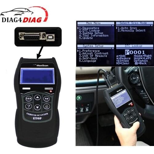 VS890 Profssional OBD2 Scanner Vgate MaxiScan VS890 VS890S Support Multi-Brand Cars Auto Code Reader Best Diagnostic Interface