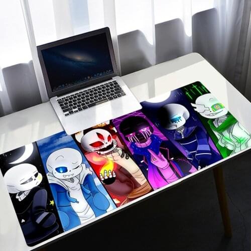 Undertale Sans Frisk Mouse pad rubber Large tapis de souris gamer Keyboard XL table PC Gamer desk Mat CS GO LOL HyperX Mousepad