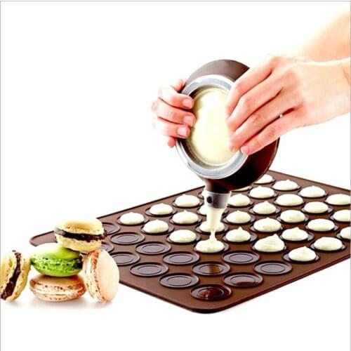 Silicone Macaron Macaroon Pastry Oven Baking Mould Sheet Mat 30-Cavity DIY Mold Baking Mat Useful tools