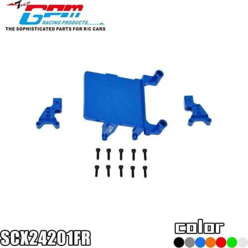 CNC machined aluminum alloy front and rear shock absorber fixing bracket for AXIAL 1/24 4WD SCX24 DEADBOLT-AXI90081