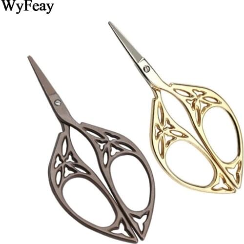 Stainless Steel Stitch Retro Classic Vintage Scissors Antique Fine Embroidery Sewing Tailor Scissor Handicraft Fabric Cut Shear