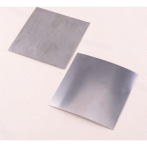 0.3 0.5mm Thick Square Titanium Foil Sheet Ti Thin Plate 99.8% Purity Metalworking Supplies Industry or DIY Material