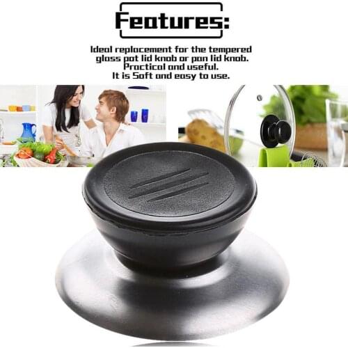 1pcs Universal Kitchen Cookware Replacement Utensil Cover Lid Pan Holding Screw Pot Circular Handle Knob F4R4
