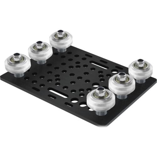 V-Slot Gantry Set 20-80mm Gantry plate with wheels for aluminum profiles V-slot aluminum plate kits Gantry Plat 3D Printer part