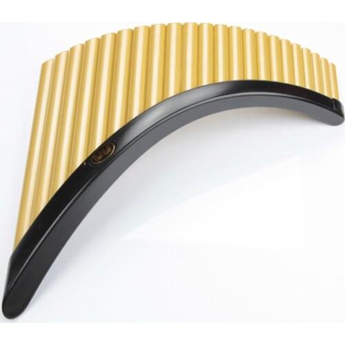 High Quality 22 Pipes PanFlute with Base G Key ABS Plastic Romania Pan flute Music Instrument Tunable Panpipes Flauta Wholesale