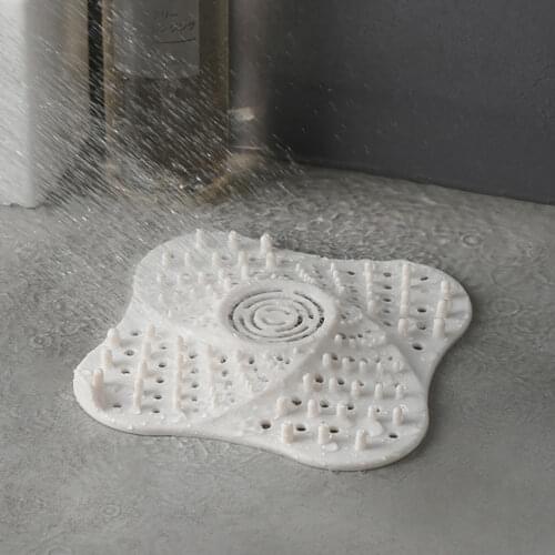 Reinforced Design Bathroom Drain Hair Catcher Bathing Stopper Kitchen Plug Sink Strainer Filter Shower Anti-clogging Filter Net