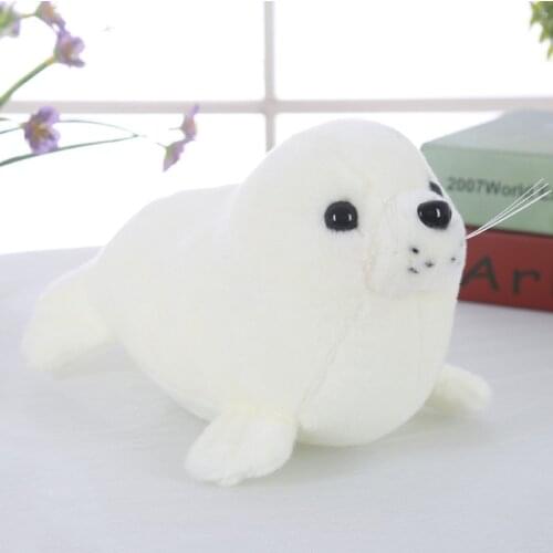 1pc Cute 25cm Soft Sea Lion Plush Toys Sea World Animal Seal Plush Stuffed Doll Baby Sleeping Pillow Kids Girls Gifts