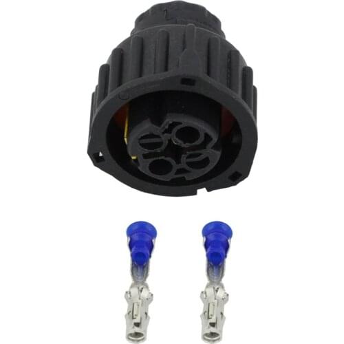 2 hole waterproof automotive connectors with terminal block DJ3022Y-2.5-21