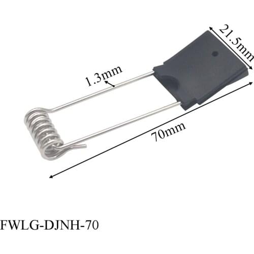 6pcs/Lot Customized 35-70mm rubber coated flat torsion downlight springs clips in LED panel