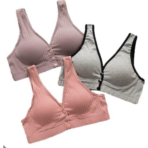 Nursing Bra Vest-style Prevent Sagging Breastfeeding Pregnant Women Underwear Pregnancy Cotton Thin Feeding Bra T0205