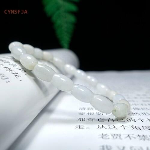 CYNSFJA Real Certified Natural Grade A Burmese Jadeite Lucky Amulets Lulutong Jade Bracelet High Quality Fine Jewelry Best Gift