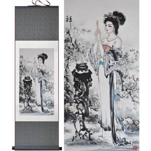Diao Chan Bai yue painting Traditional Chinese pretty girls painting Home Office Decoration beautifull women painting
