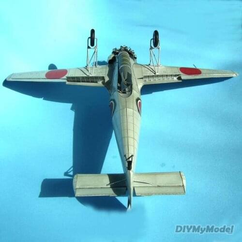 DIYMyModeI Nakajima ki-115 Tsurugi special attack aircraft DIY Handcraft Paper Model KIT Handmade Toy Puzzles Gift Movie props