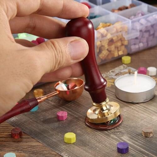 Ancient Wax Seal Head Sealing Stamp for Wedding Decorative Invitation Cards Vintage DIY Handmade Art Hand Account