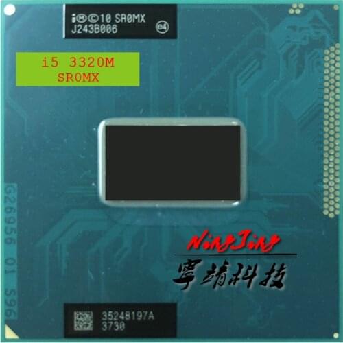 Intel Core i5-3320M i5 3320M SR0MX 2.6 GHz Dual-Core Quad-Thread CPU Processor 3M 35W Socket G2 / rPGA988B
