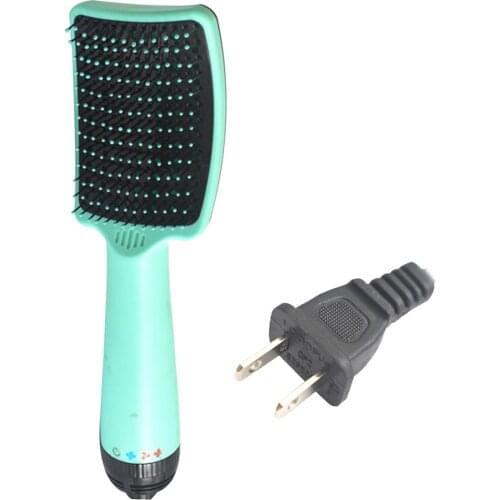 Hot Air Hair Dryer Brush and for Straightening Hair Straightener One Step 110V US Plug