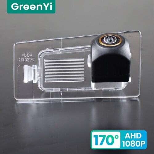 GreenYi 170° HD 1080P Car Rear View Camera for Hyundai Solaris Sedan 2017 2018 2019 Night Vision Reverse Reversing 4 Pin Vehicle