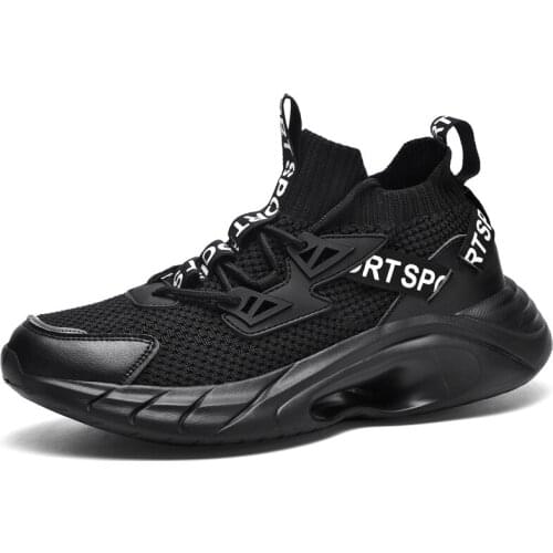 Mens Sneakers Autumn Platform Men Casual Shoes Lace-Up Breathable Light Man Running Big Size Tenis Shoes Zapatillas Hombre