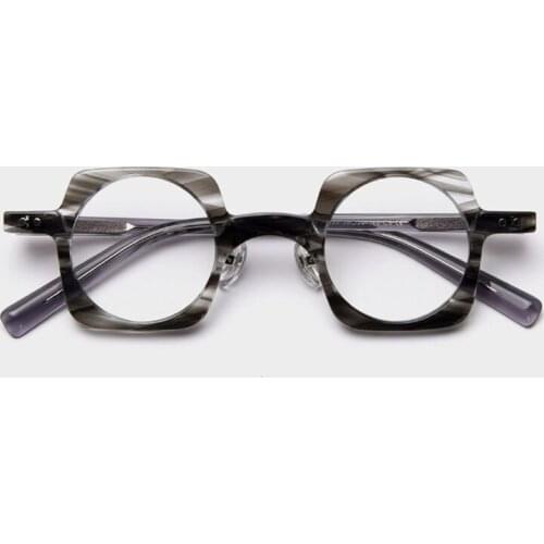 Retro Punk Acetate Optical Glasses Frames Men Women Fashion Computer Eyeglasses 50065