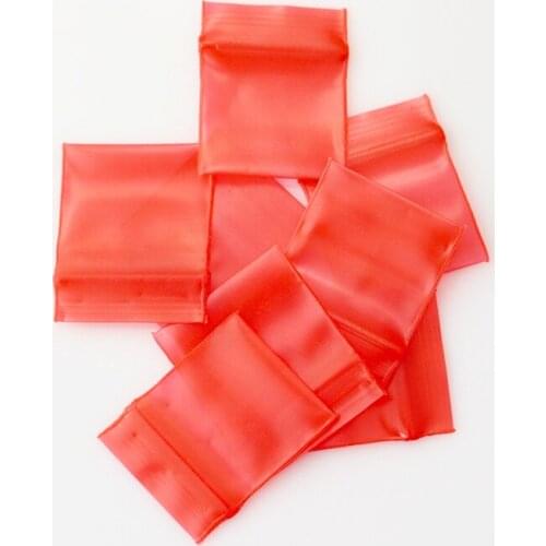 Wholesale High Quality Pill Packaging Bags Small Thick PE Zipper Lock Plastic Bags 1.8x2.5cm Environmental Protection Bags