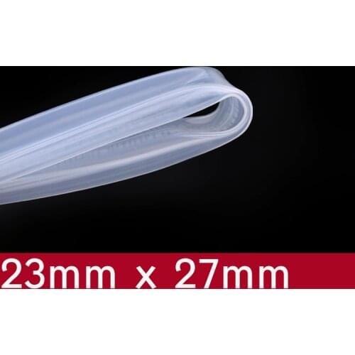 Transparent Flexible Silicone Tube ID 23mm x 27mm OD Food Grade Non-toxic Drink Water Rubber Hose Milk Beer Soft Pipe Connect