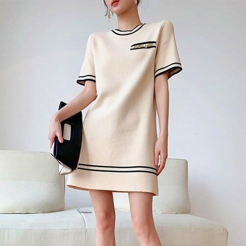 Модные вязаные платья Thinkingfish China At AliExpress