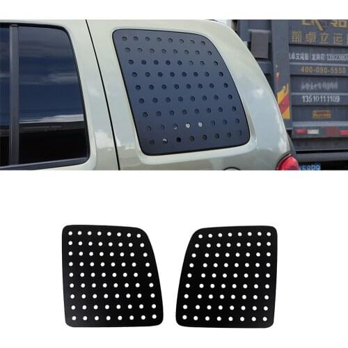 For Jeep Liberty 1999 2000 2001 2002 2003 2004 2005 2006 2007 Rear Car Door Triangle Glass Panel Decal Cover Car Accessories