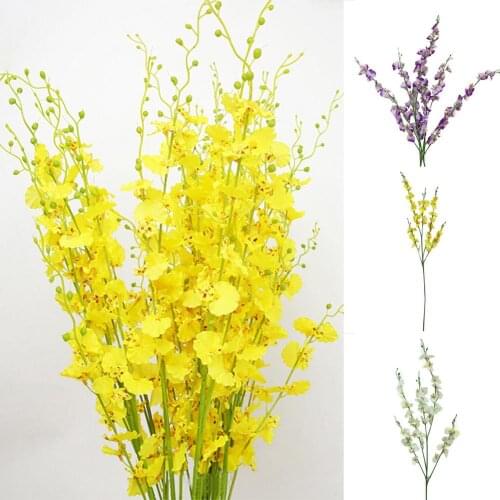 1Pc Wedding Decor Artificial Orchid Flower hanging Rattan Bride flowers Garland For Home Garden Hotel Craft Decor