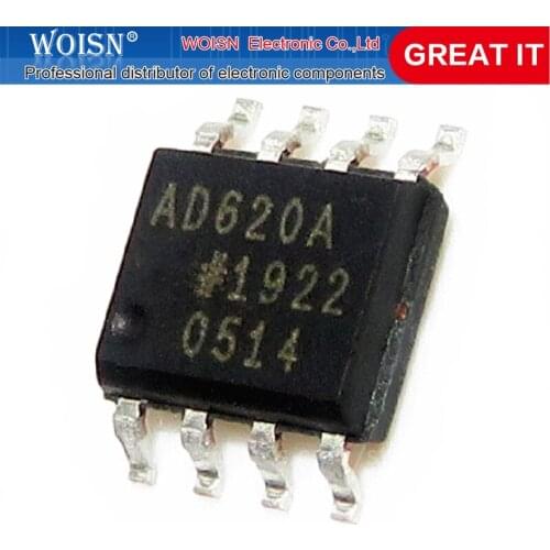 10PCS AD620ARZ SOP8 AD620A AD620AR SOP AD620 SMD In Stock