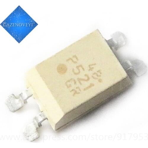 10pcs/lot TLP521-1GB TLP521-1 TLP521 P521 DIP-4 SMD-4 Optocouplers In Stock