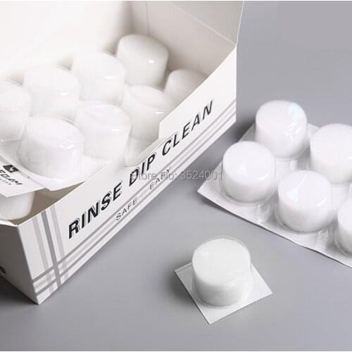 24 Pcs /Box Disposable Tattoo Needle Cleaning Sponge To Clean Various Colors On Tattoo Needle Dip foam Cup Tattoo Equipment