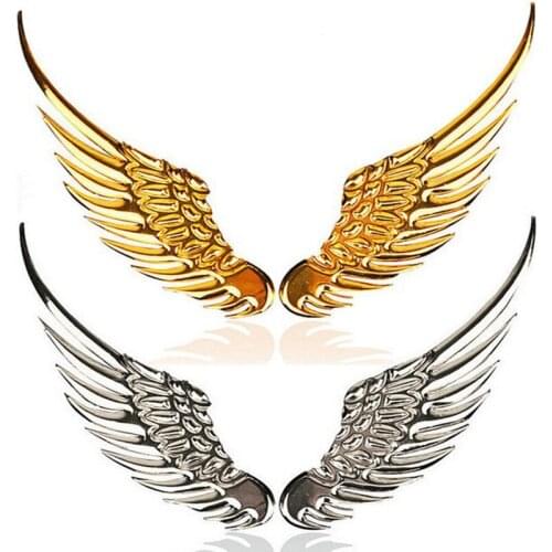 1 Pair Fashion 3D Wings Car Sticker For Chevrolet Cruze Aveo Lacetti Captiva Cruze Niva Spark Orlando Epica Sail