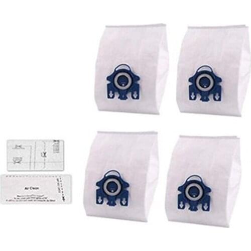 6Pcs Is Suitable for Miele Miele GN Series Vacuum Cleaner Accessories Non-Woven Dust Bag Vacuum Bag and Filter Cotton