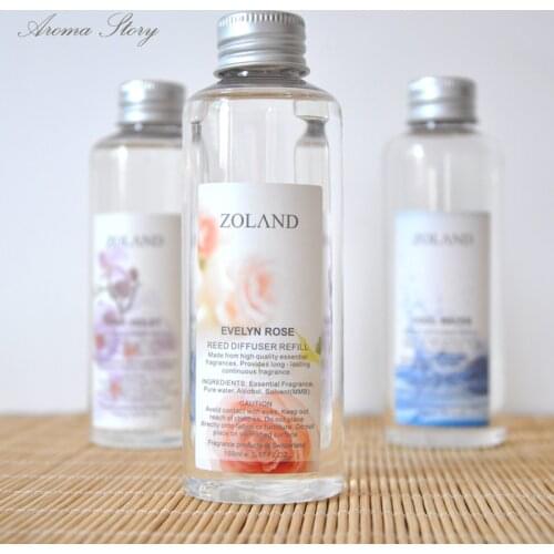 Aromeasy 150ml Original Alcohol Free Fragrance Essential Oil Aromatherapy Reed Diffuser Repenisher Lavender,Rose,Ocean,Bamboo