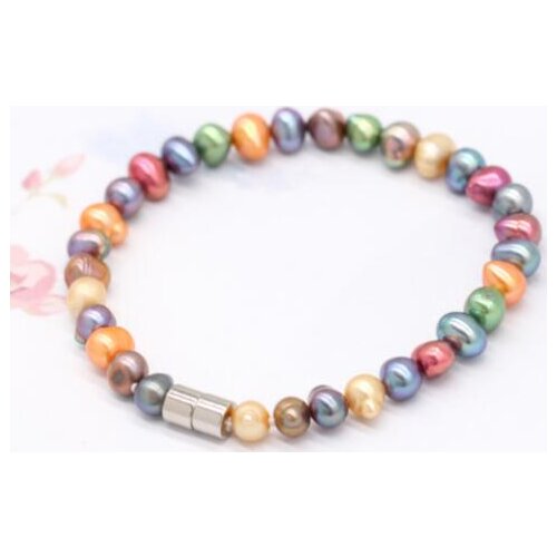 Big Potato pearl bracelet 9 colors white pink purple beautiful pearls bangle pearl bracelet for women female girl gift
