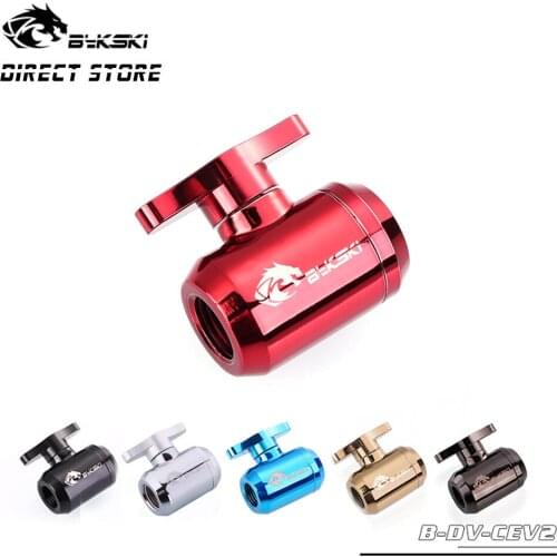 Bykski Water Valve Faucet Manual On-off Water Tap Hand Switch G1/4 Thread Liquid Valve MOD Water Cooler Accessories B-DV-CEV2
