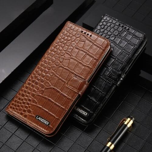Genuine Leather Flip cover phone case for iPhone 11 Pro 11 Pro max 12 pro X XR XS max 7 8 plus Luxury crocodile protective cover