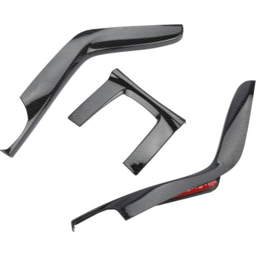 3Pcs Car Interior gear Box Console Panel Frame Cover Trim Sequin Decoration Car Accessories For Honda Civic 10th 2016 2017