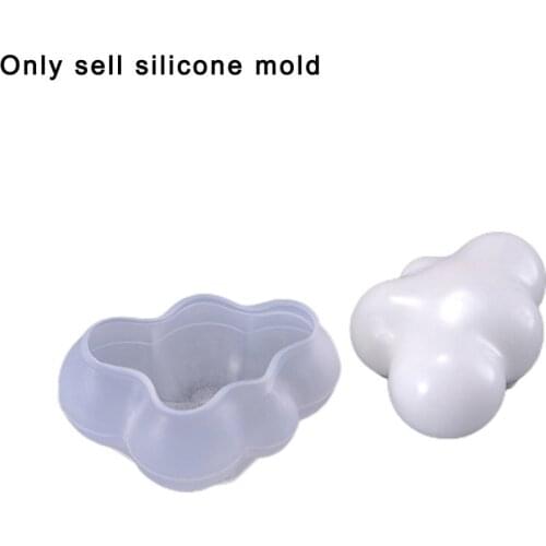 Cloud Candle Mould Cute DIY Crystal Epoxy Mold Jewelry Handmade Fondant Soap Cake Decoration Durable Mold