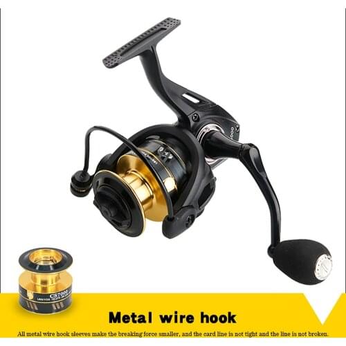 Fishing Reels 13KG Max Drag Stainless Steel Handle Metal Spool Spinning Reel Saltwater Fishing Accessories Sea Baitcasting Rells