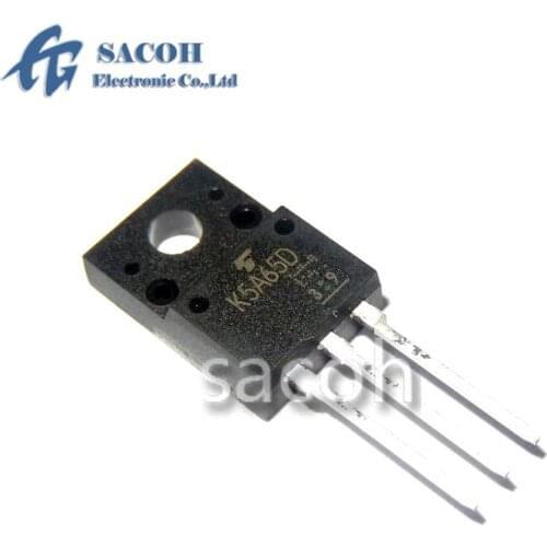 New original 10PCS/Lot TK5A65D K5A65D TK5A65DA or TK5A65W or TK5A60D or TK5A60W TK5A60W5 TK5A60V TK5A50D TO-220F 5A 650V MOSFET