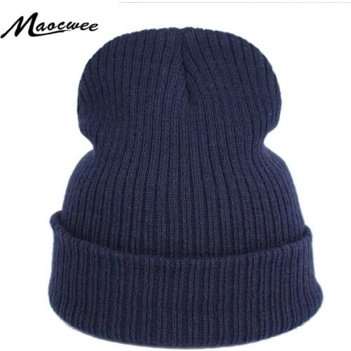 Autumn Beanies For Women Knitted Hip hop Hats for Girls Mix Colors Skullies And Beanies Knit 2017 Big Pompom Caps Female Beanie