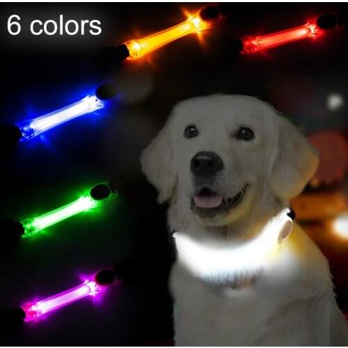 /panDaDa Luminous Dog Collar Led Collar Avoid accidents Multifunction Pet Dogs Puppy Accessories For Small Large Dog Supplies