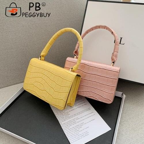 Luxuy PU Leather Top-Handle Tote Bags Solid Stylish Small Handbags for Women Casual Handbag Female Tote Evening Bag