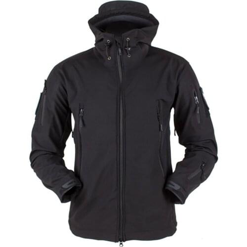 Outdoor Soft Shell Fleece Men And Women Windproof Waterproof Breathable Warm Three-In-One Coat Shark Leather Jacket