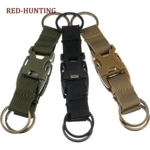 High Quality Outdoor Multifunction Tactical Backpack Strong Spring Buckle Thick Nylon Hiking Climbing Hook Clip Black Green Tan